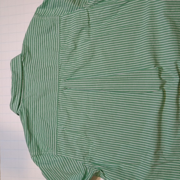 Green Striped Gap Button Down size S - Picture 5 of 11